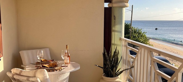 Bamaluz at White Sands, Speightstown. Beachfront 2 bed apartment. in Speightstown